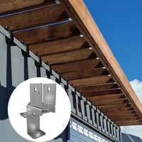 Supports de toit en acier galvanisé JH-Mech pour conteneurs maritimes 20 pieds, fixation sur toit pour bureau à domicile