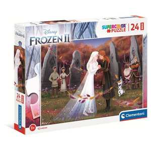 CLEMENTONI SUPERCOLOR - จิ๊กซอว์ 24 ชิ้น แม็กซี่ โฟรเซ่น 2 - Product Image 1