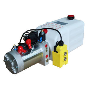 Unidad de Potencia Hidráulica Pequeña, Bomba de CC de 12V/24V, Nueva Condición, Ensamblaje de Acción Simple/Doble para Elevador de Puerta Trasera de Automóvil, Camión Volquete - Product Image 1