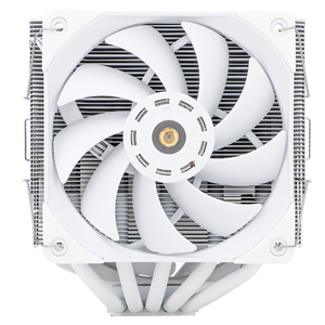 พัดลมระบายความร้อนซีพียู Thermalright FC140 สีขาว ความสูง 158 มม. แบบทาวเวอร์คู่สีขาวทั้งหมด ฮีทไปป์ 5x8 มม. 6.6W AM4 Frost Commander 140 สีขาว - Product Image 4