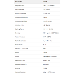 Meilleure vente 99% de pureté <span class=keywords><strong>PINENE</strong></span> Matière première Prix avantageux Naturel (1R)-(+)-<span class=keywords><strong>ALPHA</strong></span>-<span class=keywords><strong>PINENE</strong></span> CAS 7785-70-8 - Product Image 6