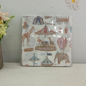 DAMAI - Juego de Vajilla Desechable de Papel para Fiestas Infantiles, Decoración para Fiestas de Cumpleaños, con Diseño de Animales - Product Image 5