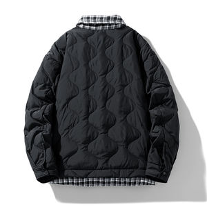 Doudounes personnalisées avec logo, nouvelle collection hiver 2025, style japonais, chaudes, à revers, anti-froid, confortables - Product Image 4