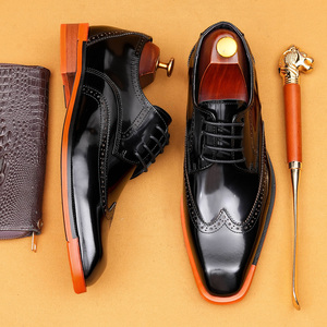 Zapatos Oxford de Cuero para Hombre, Estilo Británico, de Cuero Genuino, Estilo Coreano, Modernos, Brillantes, para Negocios - Product Image 5