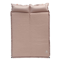 Matelas de camping auto-gonflant double en mousse alvéolée 192x132x5CM pour 2 personnes, épais, imperméable et portable