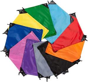 Sac à dos à cordon de serrage en polyester léger, couleur personnalisée, vente en gros d'usine, pour le sport, la salle de sport, les voyages, la natation, la plage - Product Image 4