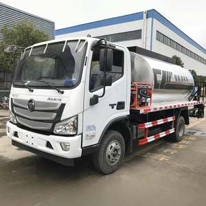 รถบรรทุกจ่ายแอสฟัลต์ Foton 4*2 5 ตัน เครื่องพ่นยางมะตอยสำหรับงานก่อสร้างถนน ดีเซลใหม่ เกียร์ธรรมดา ยูโร 3 - Product Image 2