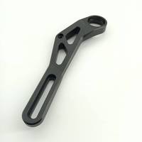 OEM chine usine CNC usiné moto abaissement maillons cadre lien de corps Support bras de liaison arrière noir aluminium anodisé