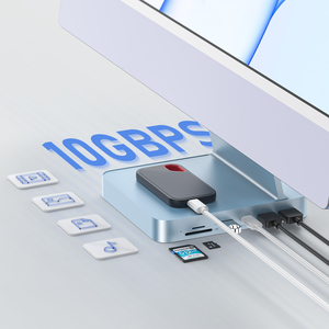 PULWTOP Bộ Chuyển Đổi <span class=keywords><strong>Hub</strong></span> <span class=keywords><strong>Usb</strong></span> C Đa Cổng <span class=keywords><strong>7</strong></span> Trong 1 Loại C Bộ Sạc Trạm Nối Bộ Sạc <span class=keywords><strong>Usb</strong></span> Hỗ Trợ Máy Tính Xách Tay <span class=keywords><strong>3.0</strong></span> Cho I Mac/Macbook Với Ssd - Product Image 6