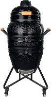 Barbecue suspendu Kimstone Kamado Série Kimtop 21 pouces pour rôtir le poulet à la bois, style traditionnel du Moyen-Orient