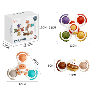 CPC 3 pièces bébé dessin animé Fidget Spinner jouets <span class=keywords><strong>ventouse</strong></span> bébé Spinner <span class=keywords><strong>pour</strong></span> <span class=keywords><strong>chaise</strong></span> <span class=keywords><strong>haute</strong></span> - Product Image 2