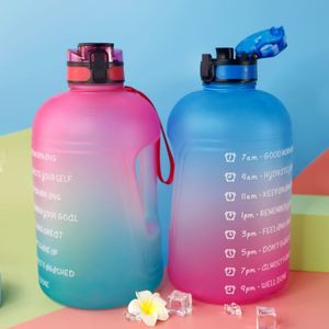 Botellas de Agua para Gimnasio de 128 oz, Botella Deportiva Térmica de Alta Calidad, Libre de BPA, 3.78 L, para Interiores y Exteriores, con Logotipo Personalizado - Product Image 4