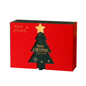 Boîte cadeau en carton personnalisée en gros, thème Noël rose, calendrier de l'Avent, boîte mystère, emballage de parfum, options d'impression et de taille - Product Image 3