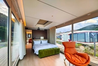 Capsule spatiale High-Tech-Smart Living Pod avec technologie avancée pour les modes de vie modernes