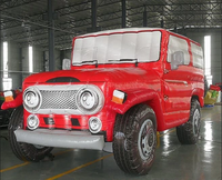 Prix d'usine Modèle de Jeep gonflable en PVC de qualité personnalisée pour la publicité