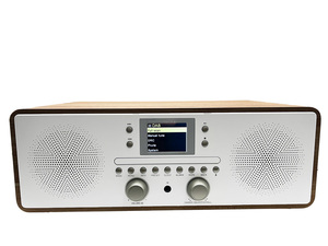 2025 cao cấp retro bằng gỗ thoa +/internet/FM Radio với Bluetooth và máy nghe nhạc CD - Product Image 2