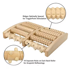 Akupunktur ahşap ayak masajı rulosu tetik noktası gevşeme spor ve eğlence ağrı ve stres rahatlama için - Product Image 2