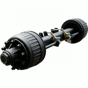 Chất Lượng Cao 12T 13T 14T 18T Trục Cho Nhiệm Vụ Nặng Nề Bán Xe Tải Trailer <span class=keywords><strong>Bpw</strong></span> Trục Phía Sau/Phía Trước Mini Trục - Product Image 4