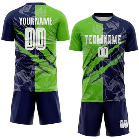 Scratchneon Green and Navy Blue
