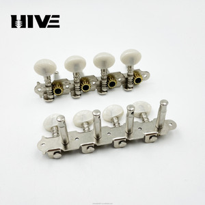 Clavijas de afinación de guitarra para <span class=keywords><strong>Mandolina</strong></span> de ocho cuerdas con clavijas de afinación de estilo cola larga de cabeza redonda pequeña de nácar de cuatro piezas - Product Image 4