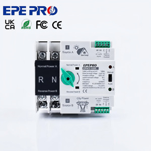 Interrupteur <span class=keywords><strong>de</strong></span> transfert <span class=keywords><strong>automatique</strong></span> photovoltaïque EPEPRO 2P 32A 220V ATS, commutateur <span class=keywords><strong>de</strong></span> commutation <span class=keywords><strong>de</strong></span> puissance double pour système d'énergie <span class=keywords><strong>solaire</strong></span> - Product Image 1