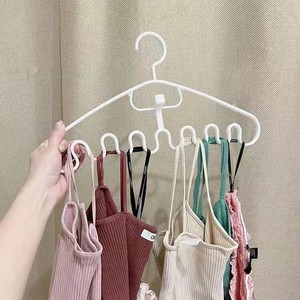 Wave Shaped Plastic Hangers With Multiple Hooks For Clothes Ties Scarves Organizing Storage Space Saving Design - Product Image 3
