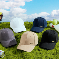 Casquette de baseball ajustable en coton microsable avec logo personnalisé pour sport de plein air 6 panneaux vente en gros pour homme femme