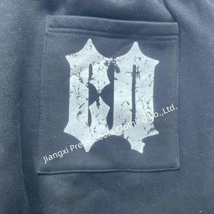 MP592 personalizado 100% algodón pantalones de chándal de pierna ancha para <span class=keywords><strong>mujer</strong></span> logotipo <span class=keywords><strong>roto</strong></span> pantalones de serigrafía casuales para <span class=keywords><strong>mujer</strong></span> - Product Image 2