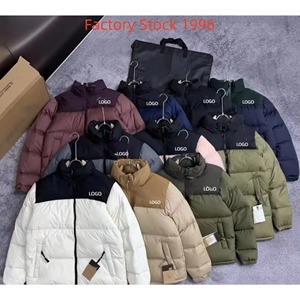 1996 Custom Authentic Long Zipper Coated Puffer Jacket for Men <b>Women</b> Waterproof Breathable Fabric Multiple Winter Options - Product Image 1
