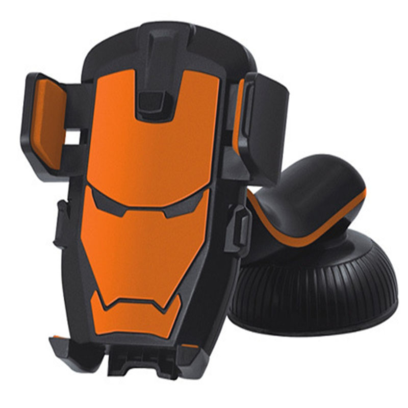 Car central control mobile phone bracket Iron Man 360 degree rotation