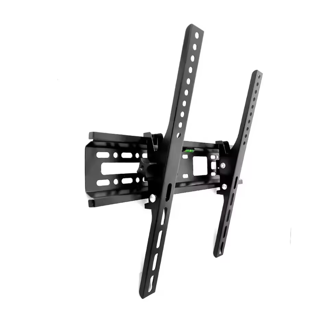 New Slim Flat Black TV Wall Mount Universal 26-55 Inch Steel Bracket 40kg Load Capacity VESA 400x400 Easy Installation