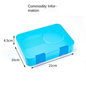 Primary Secondary School Students Lunch Box Portable Sealed Food Grade Bento Box <b>Microwave</b> Heating Cartoon Design Tableware - Product Image 1
