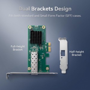 Tarjeta de Red Gigabit <span class=keywords><strong>PCIEX1</strong></span> 5.4 I210 para Servidor de Escritorio, Puerto Óptico SFP, Compatible con Interfaz X4X8X16 - Product Image 6