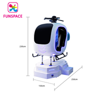Machine de Simulation volante 9D VR pour équipement de jeu VR, vente en gros, bon marché