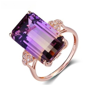 Anello in stile pietra preziosa colorata, gioiello personalizzato di design alla moda per l'uso quotidiano - Product Image 1