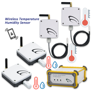 Sensor inteligente de temperatura y humedad ZigBee, monitoreo de temperatura y humedad alimentado por batería para invernadero agrícola - Product Image 1