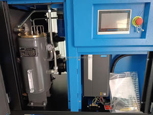 7.5kW 10HP <span class=keywords><strong>4</strong></span> en 1 Compresor de aire de tornillo de frecuencia <span class=keywords><strong>variable</strong></span> de imán permanente 8bar 10bar 13bar con filtro de secador de tanque BG10APM - Product Image 3