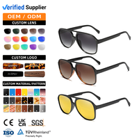 Fabricant OEM/ODM, vente en gros, lunettes de soleil polarisées UV400 ovales personnalisées avec logo, unisexes, pour la conduite en plein air, les voyages, modèle 7129