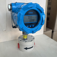 Medidor de Flujo de Microengranajes PEEK, Conexión de Brida Roscada, Alimentación por Batería de 24 V CC, Alta Precisión, Detección de Líquidos como Diésel, Aceite y Agua