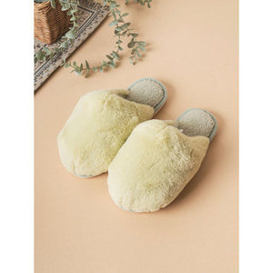 Pantofole per la casa verdi da 220 ~ 240mm Inpout pane intasato stile di pittura per il soggiorno - Product Image 1
