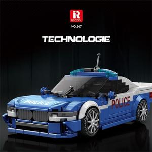 Bloques de Construcción de Plástico ABS para Coche Deportivo Maserati de Ocho Cuadrículas, Modelo de Coche para Ensamblar, Juguete DIY para Regalo de Niños - Product Image 3