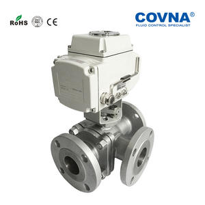 Vanne à bille électrique en acier inoxydable AC220V avec interrupteur 3 voies 4-20MA, joint souple, régulation, catégorie de produit : vannes à bille - Product Image 2