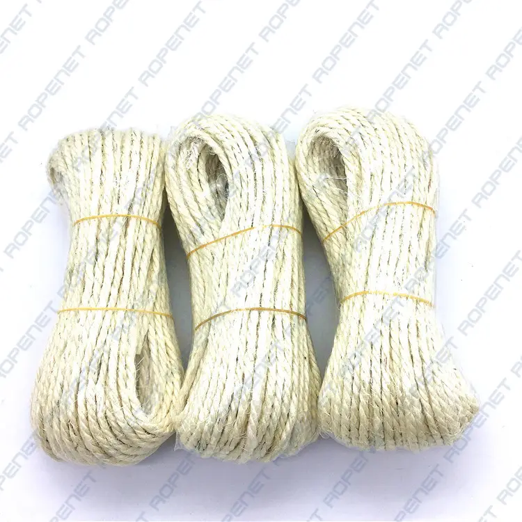 Cuerda de Sisal Natural, Material de fibra de Sisal de 5mm-60mm de diámetro