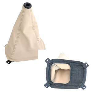 Gear Shift Knob Gaiter Boot Cover Funda a prueba de polvo Collar Negro Beige para <span class=keywords><strong>Kia</strong></span> <span class=keywords><strong>Sportage</strong></span> - Product Image 2
