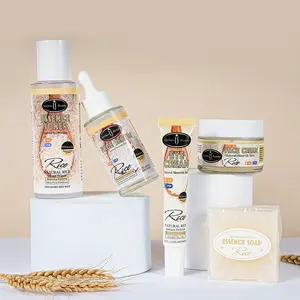 Aichun Beauty Bio-Reis-Hautpflege set Gesichts aufhellung creme Aufhellen des Hautpflege set für schwarze Frauen