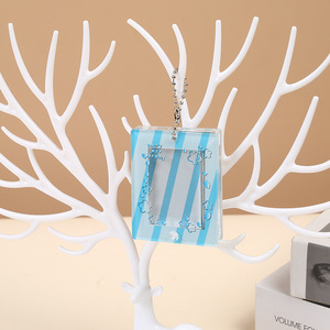 Spot wholesale acrylic photo frame pendant <b>keychain</b> 1 inch photo bag pendant beautiful diy decorative pendant - Product Image 4