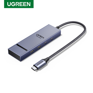 Ugreen USB ฮับพอร์ต C Dual HDMI 7 in 1 Type C ถึง4K 60HZ 2 HDMI 10Gbps พอร์ต USB-A & C สำหรับ MacBook แล็ปท็อป USB Splitter Docking - Product Image 1