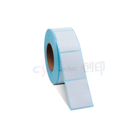 Gulungan Label termal 40x70mm, perekat tahan air untuk pencetak langsung, Label pengiriman kode batang untuk pakaian ukuran 40x60mm