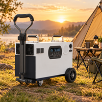 Générateur solaire portable 1,6 kW/4,2 kWh avec panneau solaire, batterie LiFePO4, onduleur à onde sinusoïdale pure et démarreur de secours pour la maison
