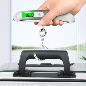 50kg/10g <span class=keywords><strong>balance</strong></span> de ceinture à main en acier inoxydable LCD <span class=keywords><strong>balance</strong></span> de pesage suspendue numérique électronique <span class=keywords><strong>pour</strong></span> le voyage <span class=keywords><strong>pour</strong></span> <span class=keywords><strong>les</strong></span> <span class=keywords><strong>bagages</strong></span> de valise - Product Image 5